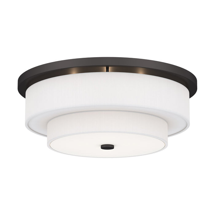 Livex Lighting - 50866-07 - Four Light Ceiling Mount - Meridian - Bronze