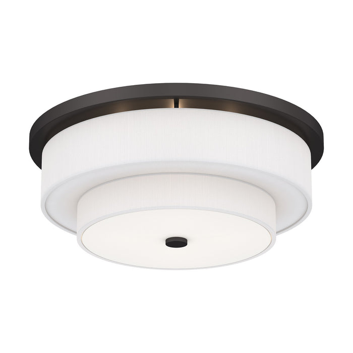 Livex Lighting - 50866-07 - Four Light Ceiling Mount - Meridian - Bronze