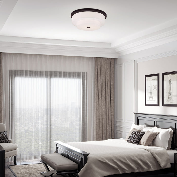 Livex Lighting - 50866-07 - Four Light Ceiling Mount - Meridian - Bronze