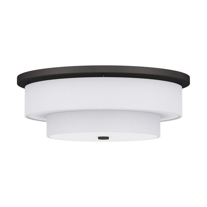 Livex Lighting - 50867-07 - Five Light Ceiling Mount - Meridian - Bronze
