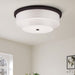 Livex Lighting - 50867-07 - Five Light Ceiling Mount - Meridian - Bronze