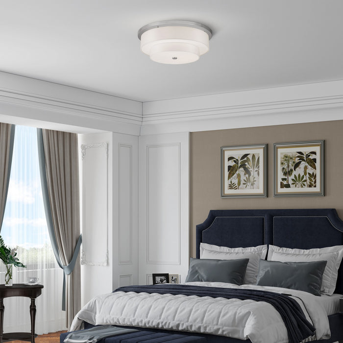 Livex Lighting - 50867-91 - Five Light Ceiling Mount - Meridian - Brushed Nickel