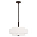 Livex Lighting - 50874-07 - Four Light Pendant - Meridian - Bronze