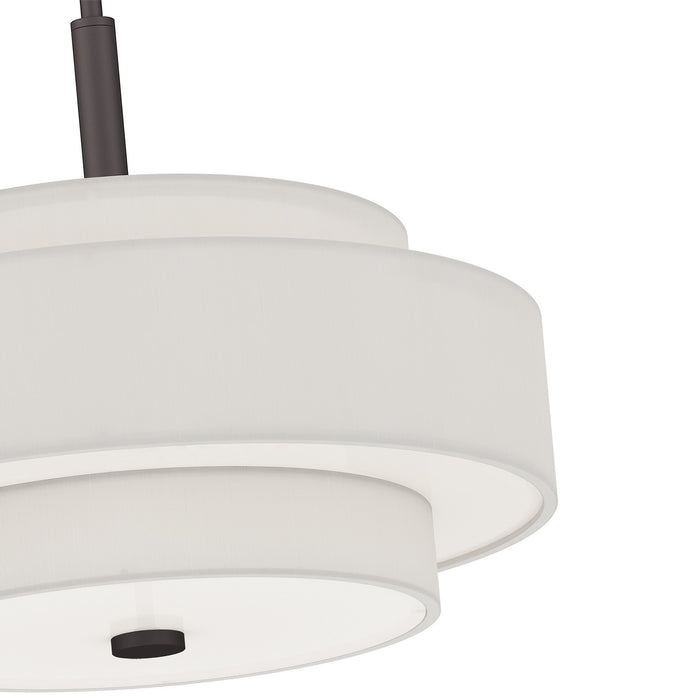 Livex Lighting - 50874-07 - Four Light Pendant - Meridian - Bronze