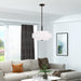 Livex Lighting - 50874-07 - Four Light Pendant - Meridian - Bronze
