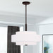 Livex Lighting - 50874-07 - Four Light Pendant - Meridian - Bronze