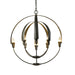 Hubbardton Forge - 104205-SKT-07 - Eight Light Chandelier - Cirque - Dark Smoke