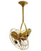 Matthews Fan Company - JD-BRBR-MTL - 16 Inch Ceiling Fan - Jarold Direcional - Brushed Brass