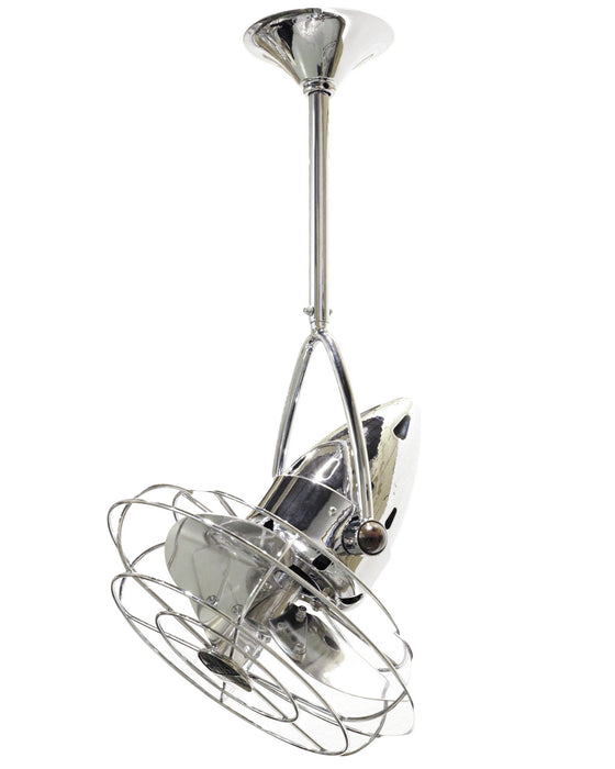 Matthews Fan Company - JD-CR-MTL-DAMP - 16 Inch Ceiling Fan - Jarold Direcional - Polished Chrome