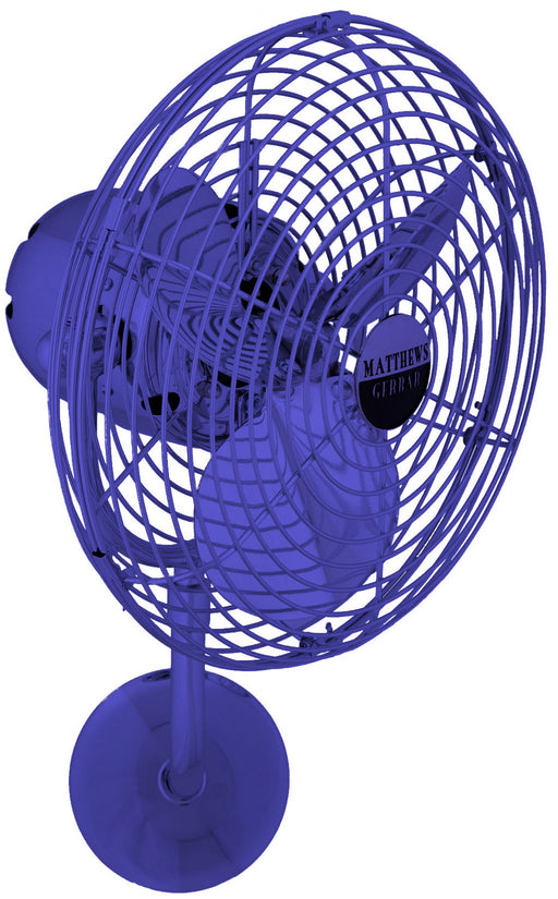 Matthews Fan Company - MP-BLUE-MTL - 19 Inch Wall Fan - Michelle Parede - Safira