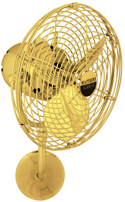 Matthews Fan Company - MP-GOLD-MTL - 19 Inch Wall Fan - Michelle Parede - Ouro
