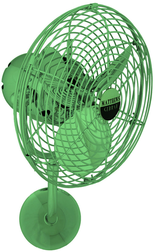Matthews Fan Company - MP-GREEN-MTL - 19 Inch Wall Fan - Michelle Parede - Esmerelda