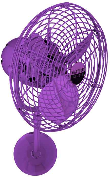 Matthews Fan Company - MP-LTPURPLE-MTL - 19 Inch Wall Fan - Michelle Parede - Ametista