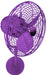 Matthews Fan Company - MP-LTPURPLE-MTL - 19 Inch Wall Fan - Michelle Parede - Ametista