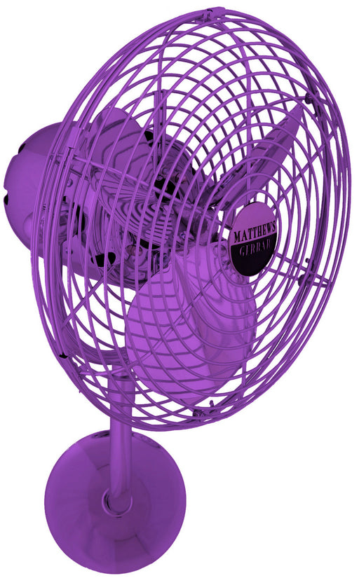 Matthews Fan Company - MP-LTPURPLE-MTL - 19 Inch Wall Fan - Michelle Parede - Ametista