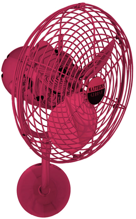 Matthews Fan Company - MP-RED-MTL - 19 Inch Wall Fan - Michelle Parede - Rubi