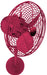Matthews Fan Company - MP-RED-MTL - 19 Inch Wall Fan - Michelle Parede - Rubi