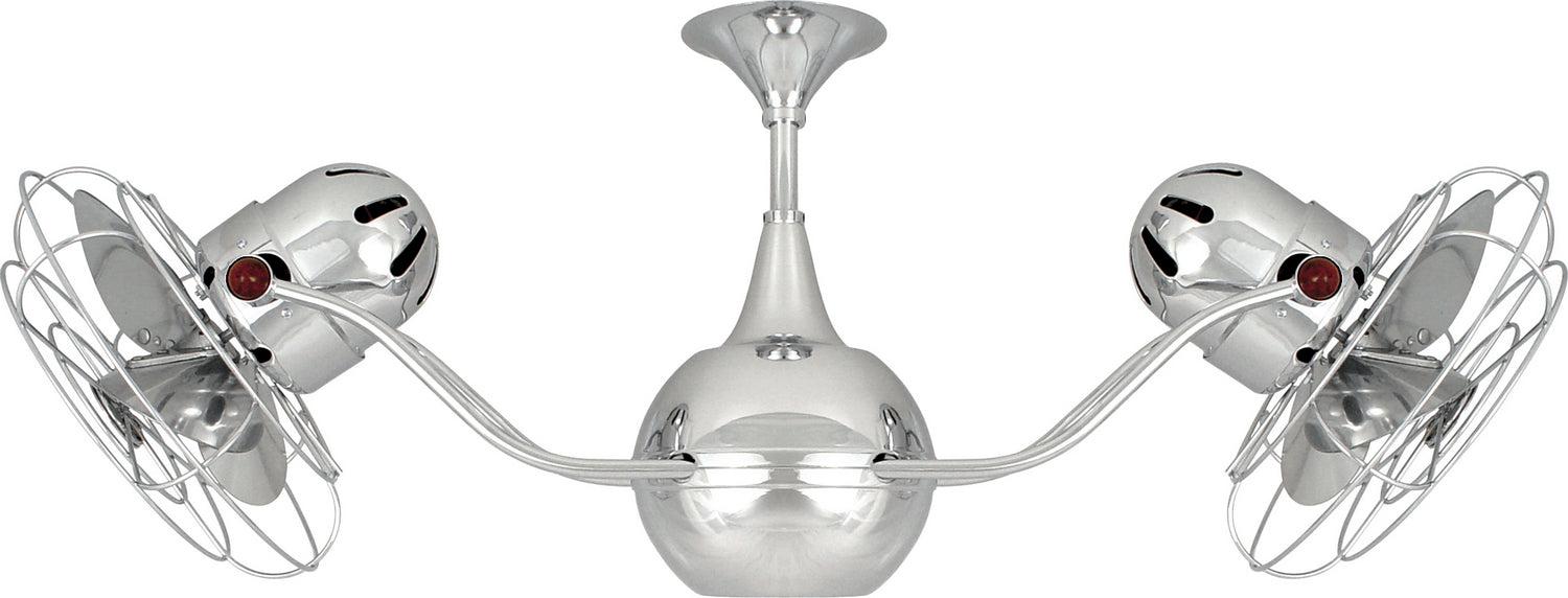 Matthews Fan Company - VB-CR-MTL-DAMP - 42 Inch Ceiling Fan - Vent-Bettina - Polished Chrome