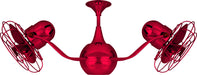 Matthews Fan Company - VB-RED-MTL - 42 Inch Ceiling Fan - Vent-Bettina - Red
