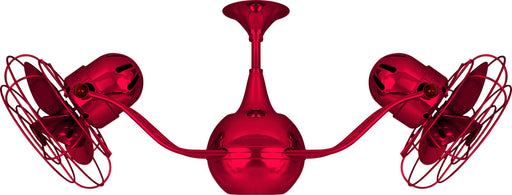 Matthews Fan Company - VB-RED-MTL - 42 Inch Ceiling Fan - Vent-Bettina - Red