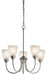Kichler - 43638NI - Five Light Chandelier - Jolie - Brushed Nickel