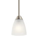 Kichler - 43640NI - One Light Mini Pendant - Jolie - Brushed Nickel
