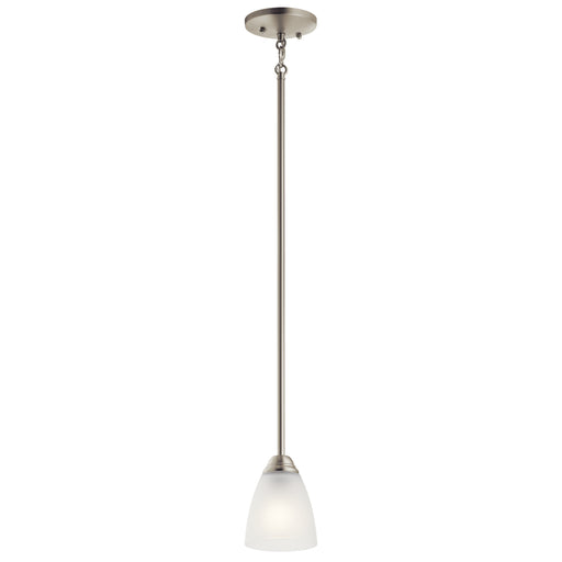 Jolie One Light Mini Pendant Brushed Nickel