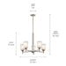 Kichler - 43671NI - Five Light Chandelier - Shailene - Brushed Nickel