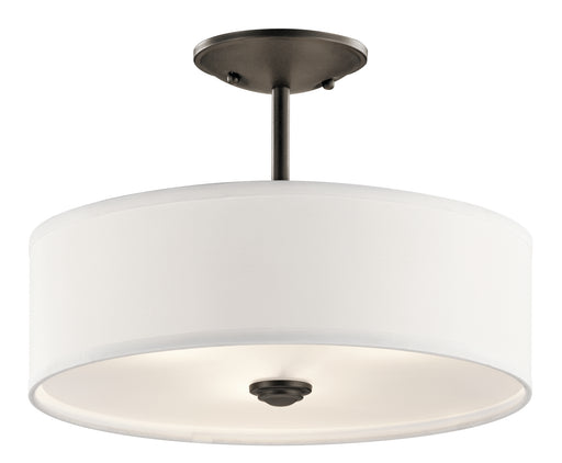 Shailene Three Light Semi Flush Mount Olde Bronze