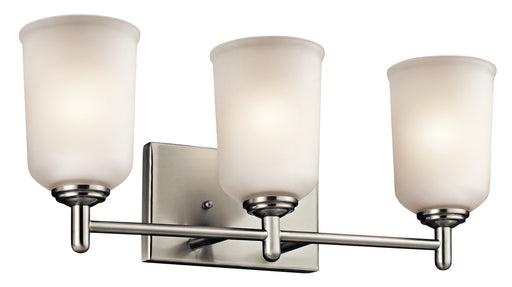 Shailene Three Light Bath Brushed Nickel