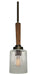 Artcraft - AC10141BB - One Light Pendant - Legno Rustico - Burnished Brass