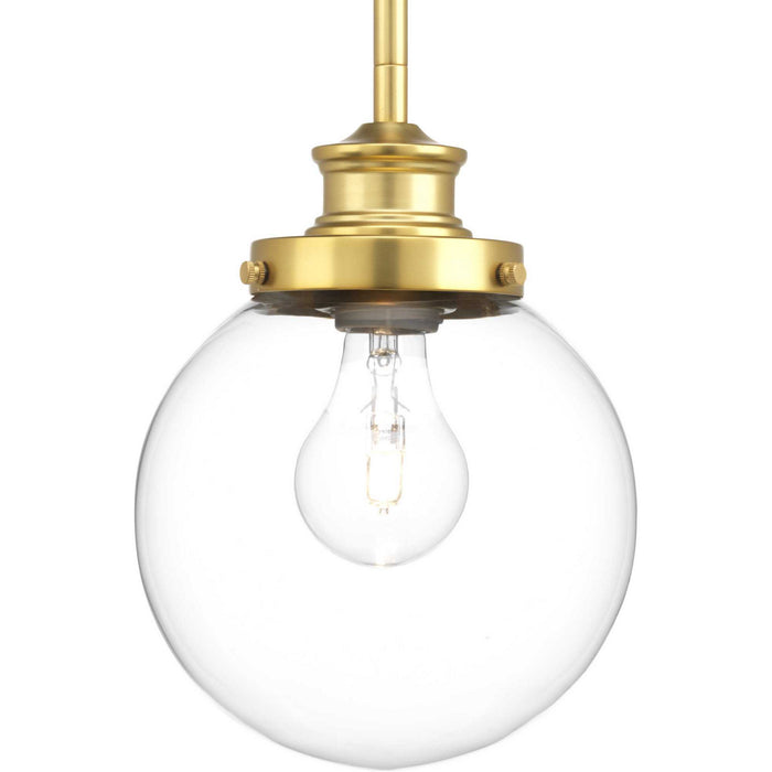Progress Lighting - P5067-137 - One Light Pendant - Penn - Natural Brass