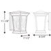 Progress Lighting - P6068-3130K9 - LED Wall Lantern - Arrive LED - Black