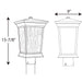 Progress Lighting - P6427-3130K9 - LED Post Lantern - Arrive Led - Black