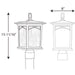 Progress Lighting - P6452-20 - One Light Post Lantern - Residence - Antique Bronze