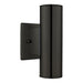 Eglo USA - 200033A - Two Light Outdoor Wall Mount - Riga - Matte Black