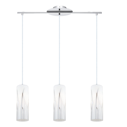 Eglo USA - 92741A - Three Light Pendant - Rivato - Chrome
