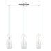 Eglo USA - 92741A - Three Light Pendant - Rivato - Chrome