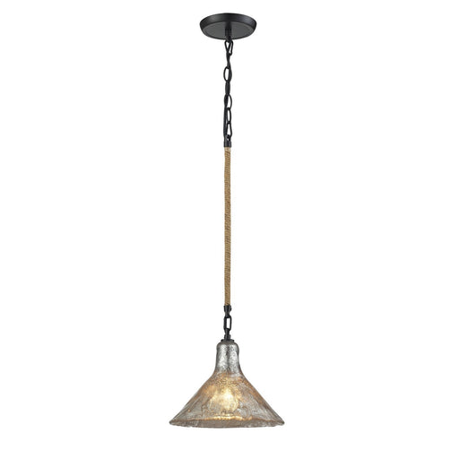 ELK Home - 10436/1 - One Light Mini Pendant - Hand Formed Glass - Oil Rubbed Bronze