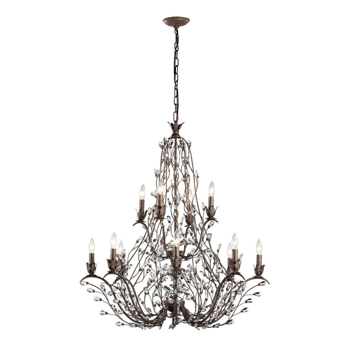 ELK Home - 18147/8+4 - 12 Light Chandelier - Sagemore - Bronzed Rust