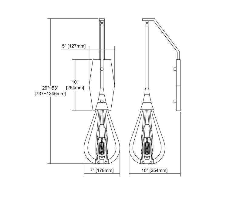 ELK Home - 31550/1 - One Light Mini Pendant - Janette - Polished Nickel