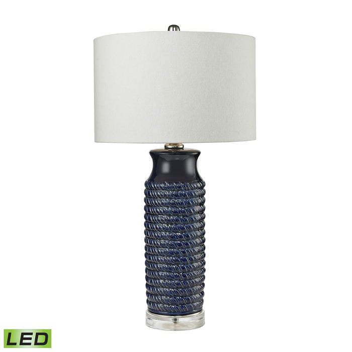 ELK Home - D2594-LED - LED Table Lamp - Wrapped Rope - Navy