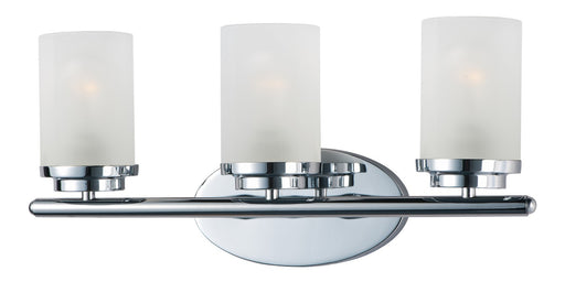 Corona Three Light Bath Vanity Polished Chrome