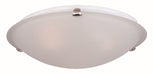 Maxim - 2681FTSN - Three Light Flush Mount - Malaga - Satin Nickel