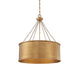 Savoy House - 7-488-6-54 - Six Light Pendant - Rochester - Gold Patina