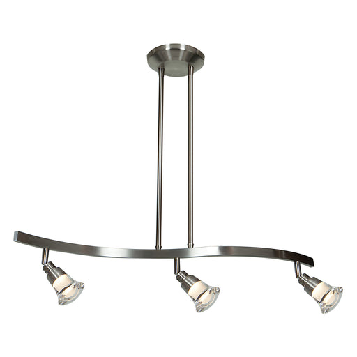 Optix LED Pendant Matte Chrome