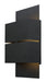 Eglo USA - 200886A - LED Outdoor Wall Mount - Kibea - Matte Black