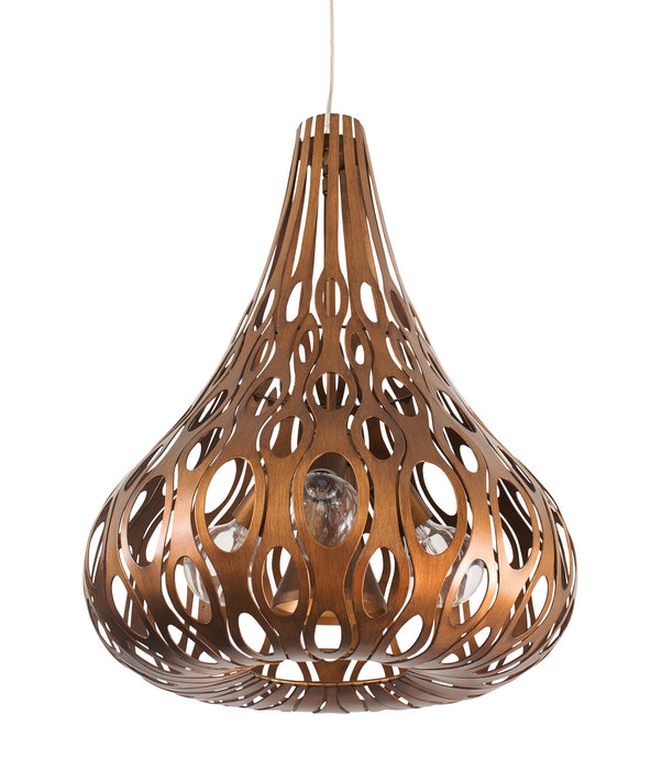 Varaluz - 149C04HO - Four Light Pendant - Masquerade - Hammered Ore