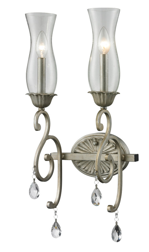 Z-Lite - 720-2S-AS - Two Light Wall Sconce - Melina - Antique Silver
