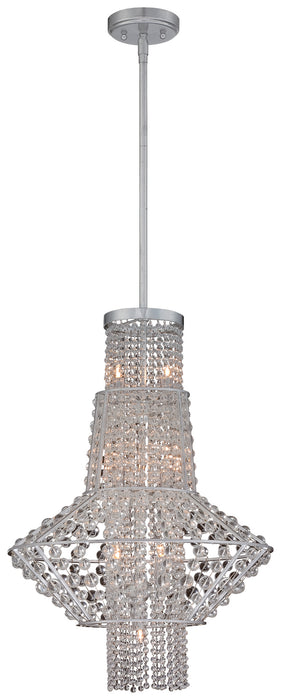 Metropolitan - N7307-598 - Seven Light Pendant - Saybrook - Catalina Silver